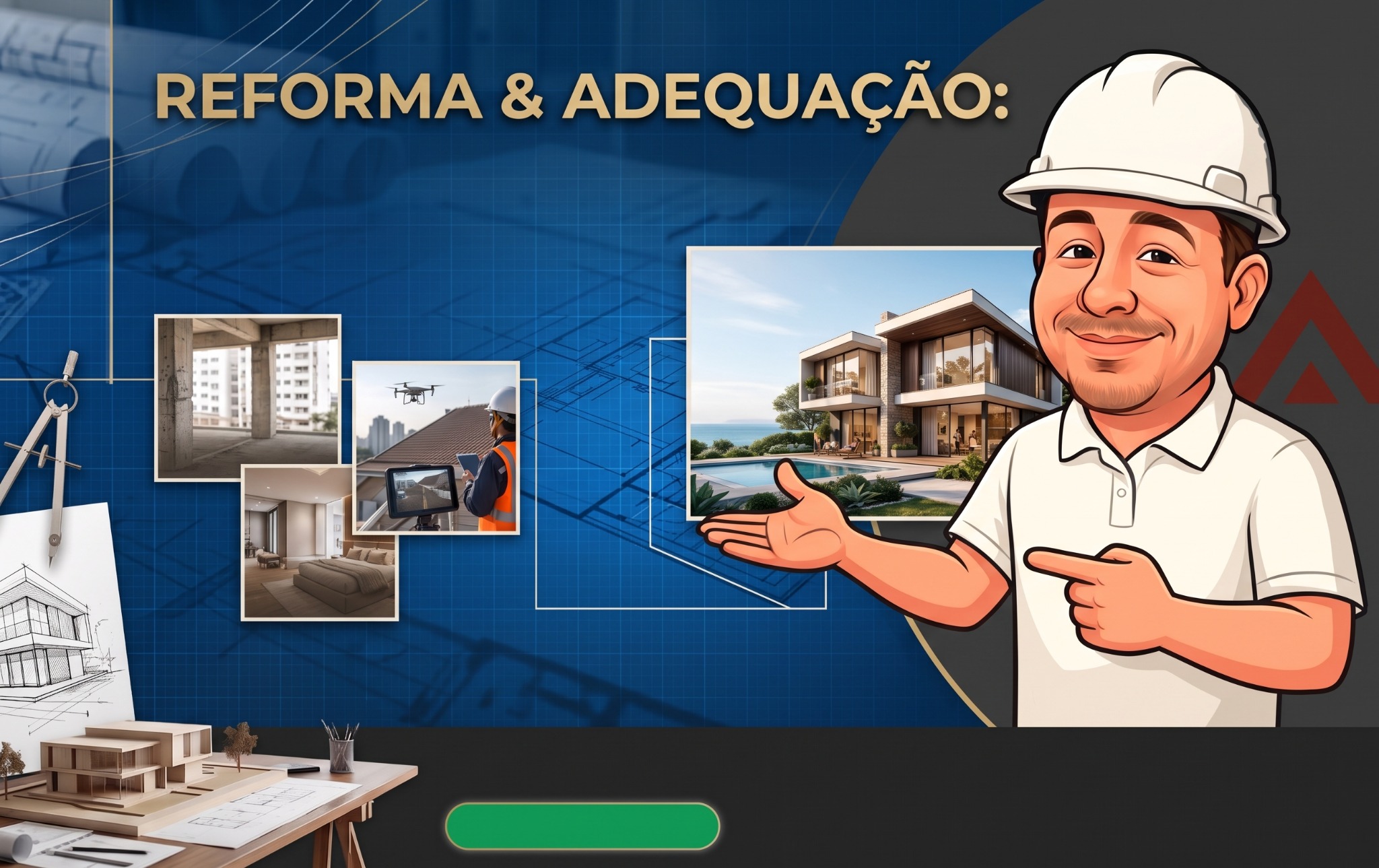 Reforma de calçada e adequação de acesso